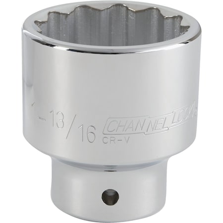 Channellock 3/4 In. Drive 1-13/16 In. 12-Point Shallow Standard Socket 309184